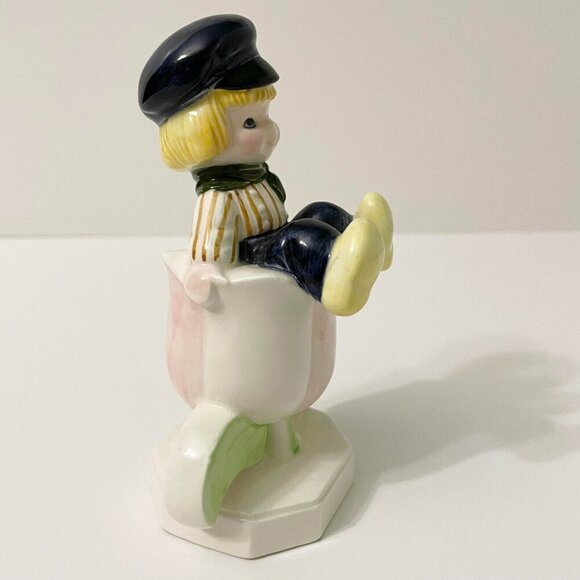 Vintage Disney Its A Small World Dutch Boy Ceramic 6 Inch Tall - Picture 9 of 16